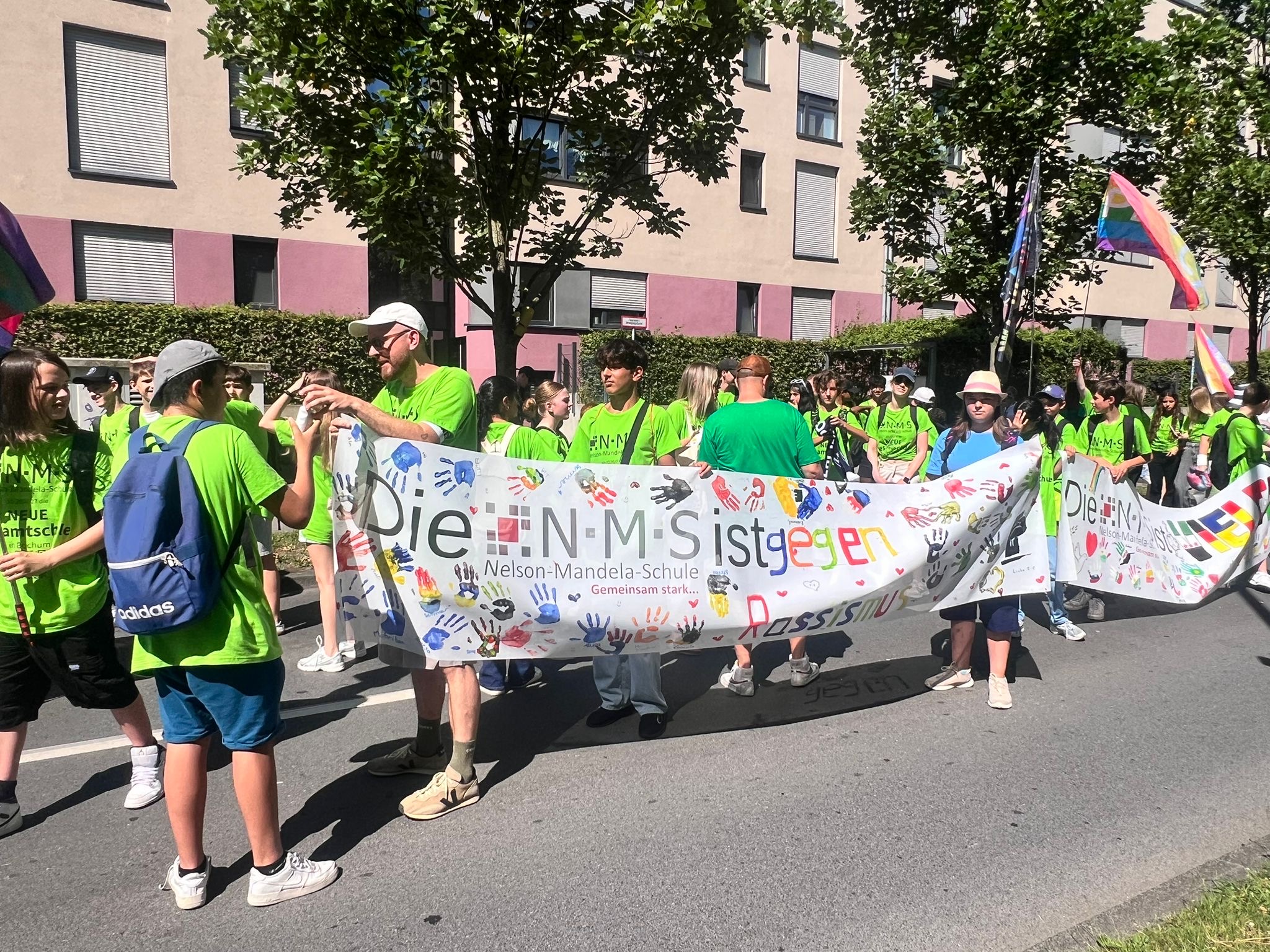 3B Bochum bleibt bunt - Die Kundgebung