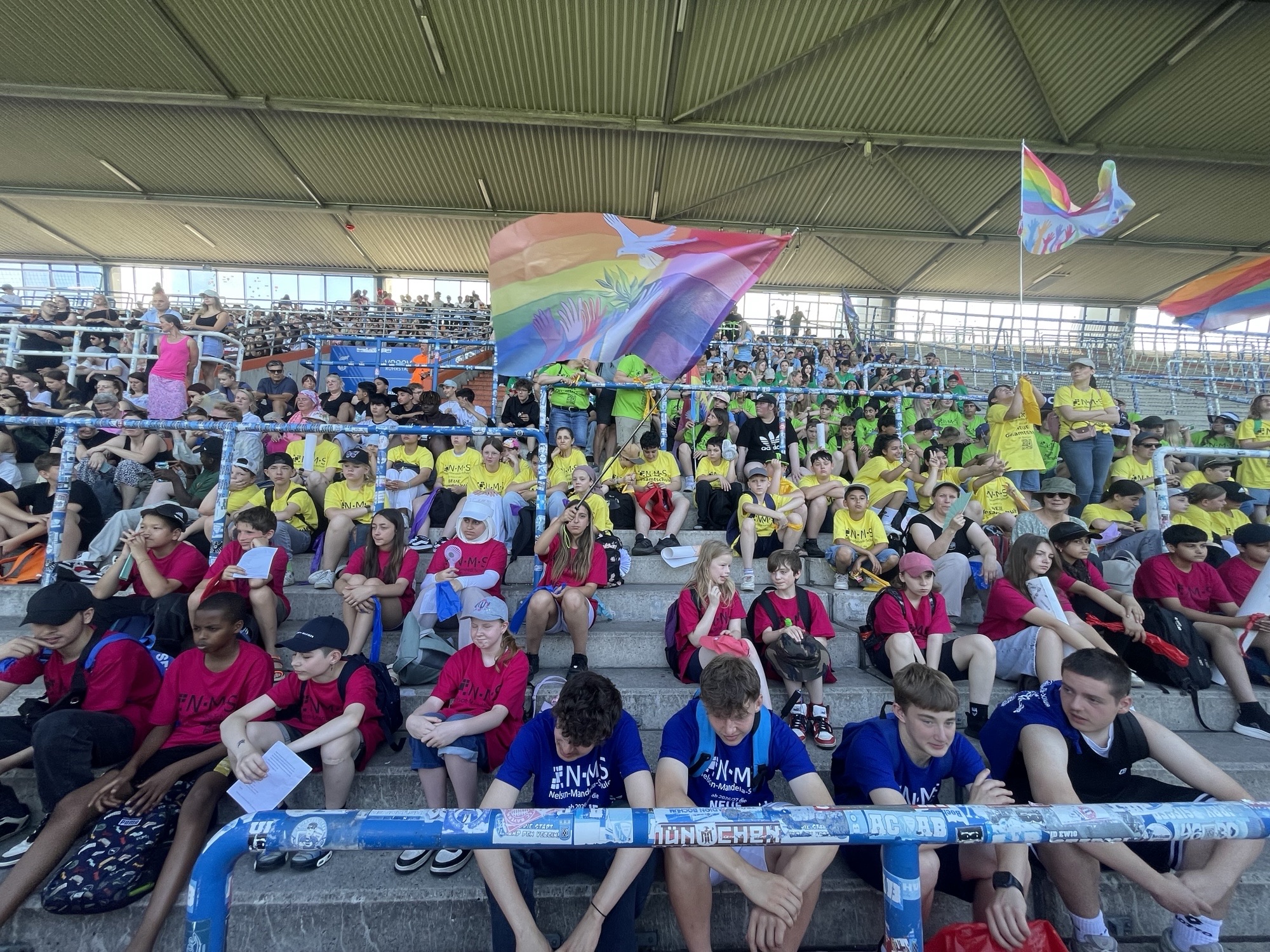 3B Bochum bleibt bunt - Die Kundgebung