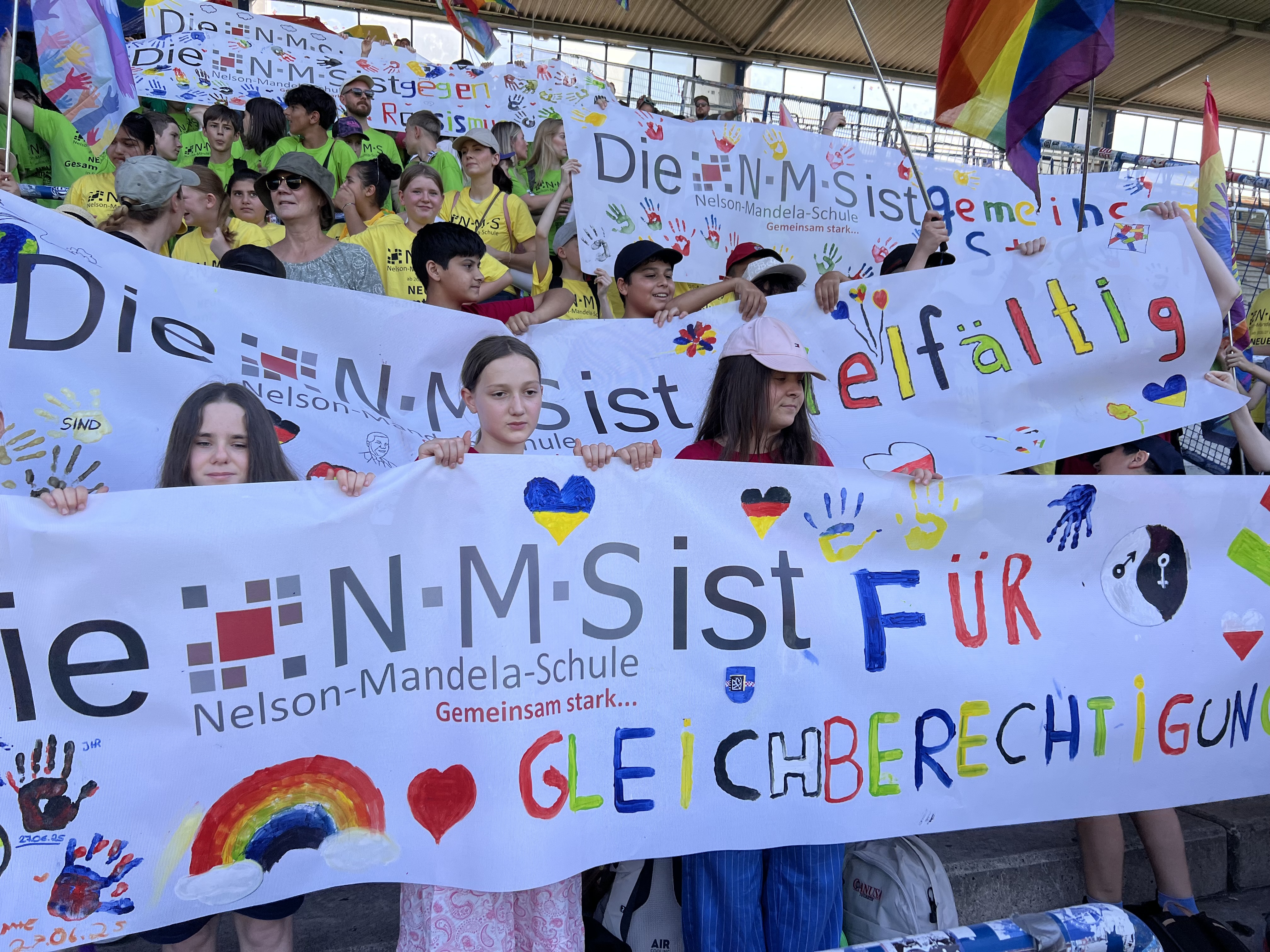 3B Bochum bleibt bunt - Die Kundgebung
